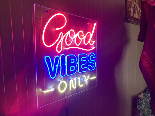 Good Vibes Only Neon