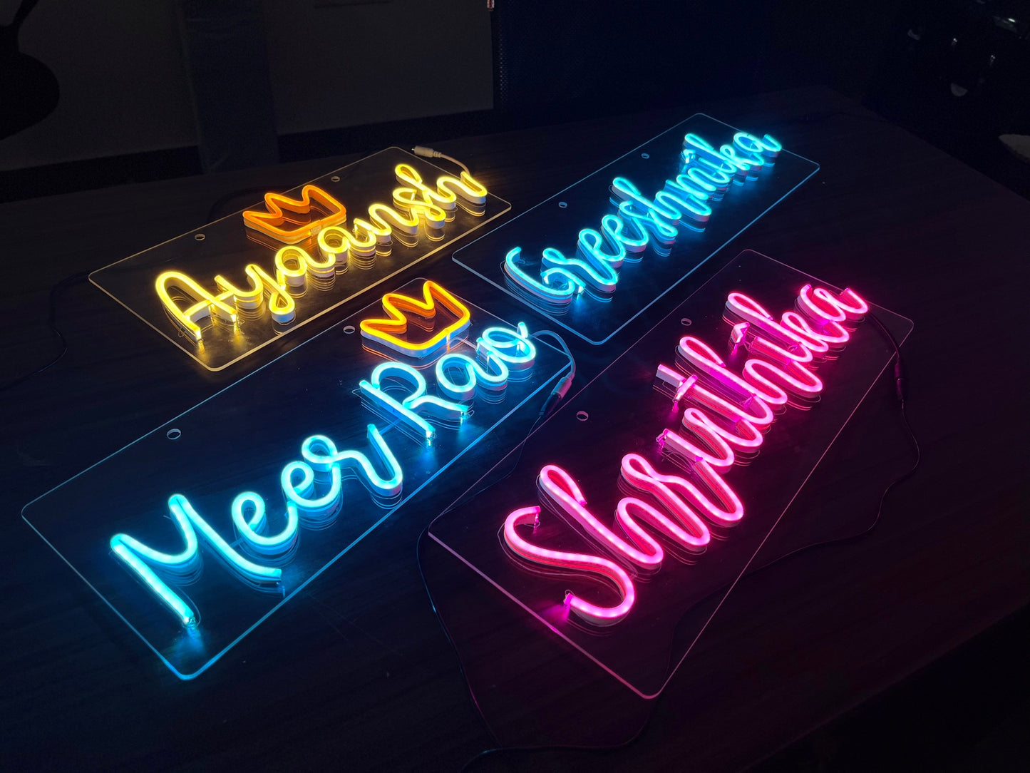 Custom Neon Light Board