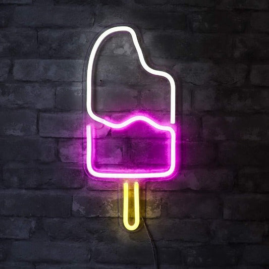 Ice Candy Neon Sign Light Wall Hanging | USB Operated