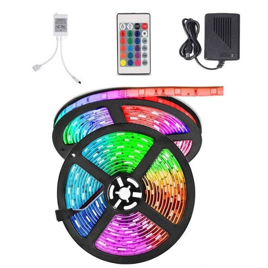 LED Strip Light RGB Multicolor 5050 | 16 Color 24 Key Remote Control