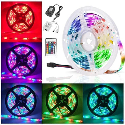 LED Strip Light RGB Multicolor 5050 | 16 Color 24 Key Remote Control