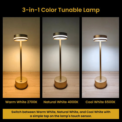 Lucy Cordless LED Portable Table Lamp