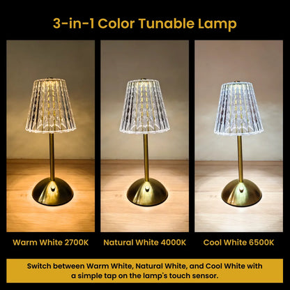 Majestic Portable Rechargeable LED Table Lamp