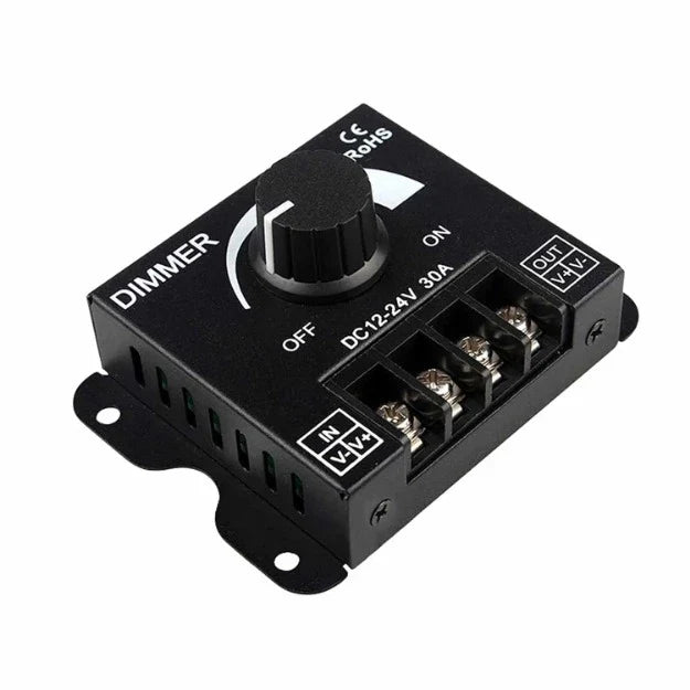 LED Dimmer with Manual Knob DC12-24V 30A