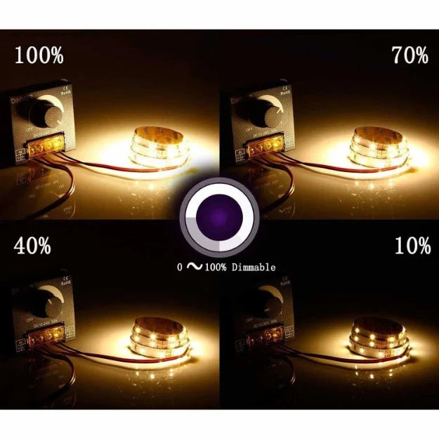 LED Dimmer with Manual Knob DC12-24V 30A