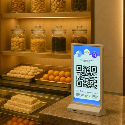 Rechargeable Dual-Sided LED Light Box | Tabletop Sign Board for Restaurants, Bars & Retail Stores – A4/A5/A6, White