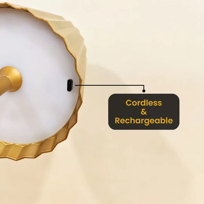 Pleat Portable Cordless LED Table Lamp