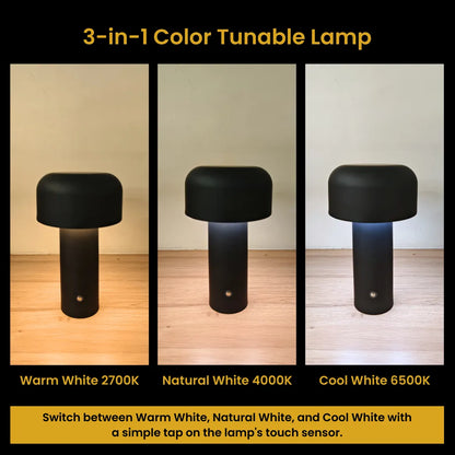 Porci Cordless LED Portable Table Lamp