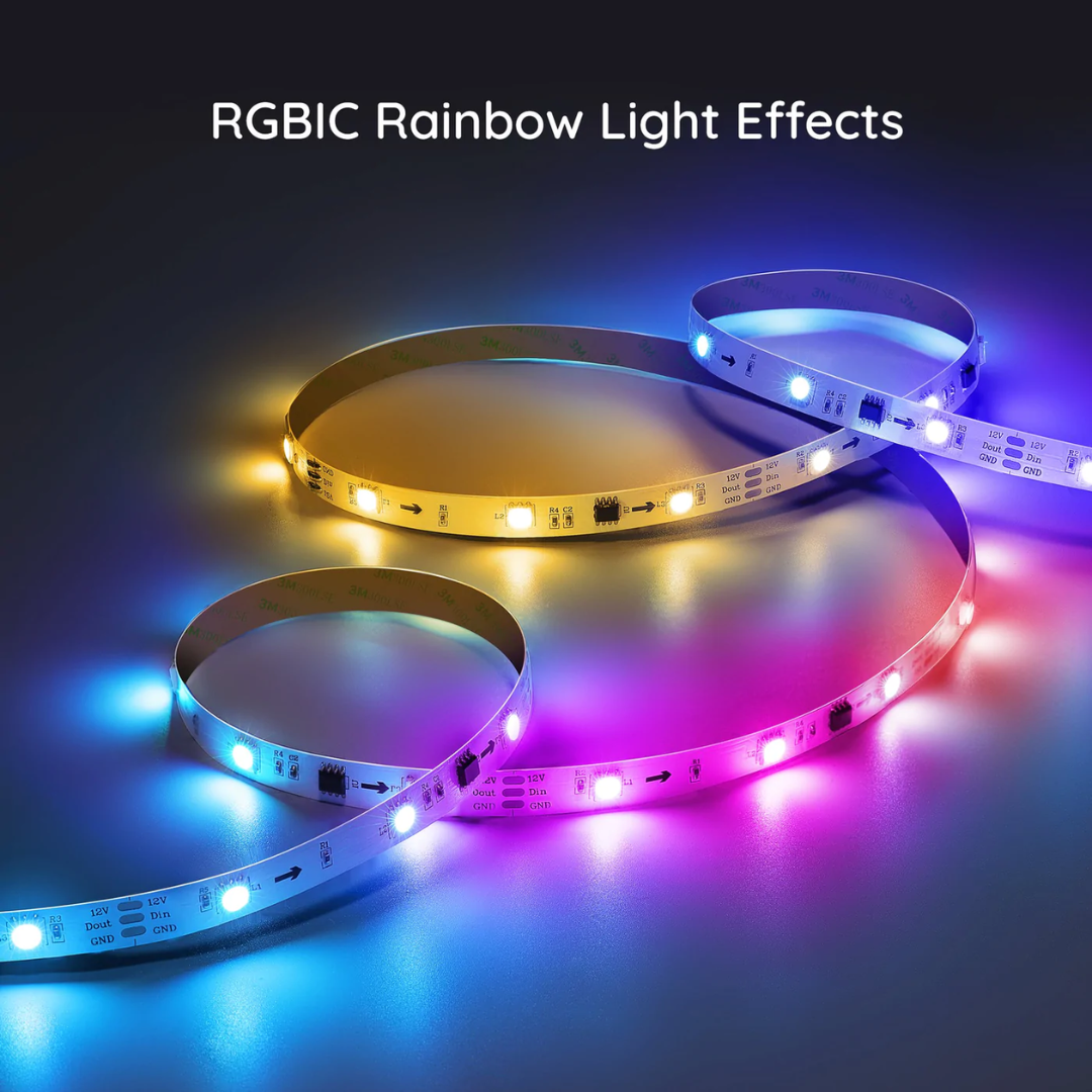 Smart Pixel RGBIC Strip Lights | Programmable RGB 5050 SMD LED