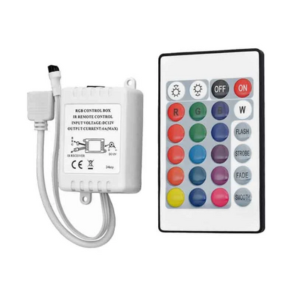 RGB Controller with 24 Key Remote Control