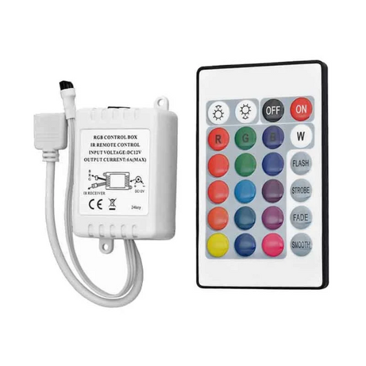 RGB Controller with 24 Key Remote Control