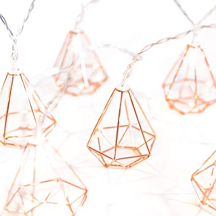 Diamond String Lights - Rose Gold