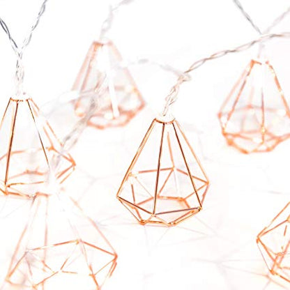 Diamond String Lights - Rose Gold