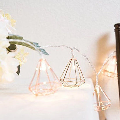 Diamond String Lights - Rose Gold