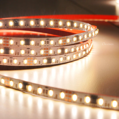 3 in 1 CCT Tunable + Running LED Strip Lights 10m Kit with Controller and SMPS Driver