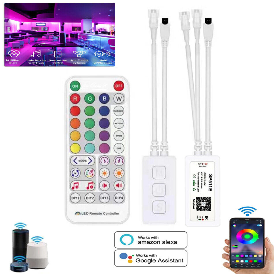 SP511E WiFi Music LED Pixel Controller for Pixel RGBIC LED Strip