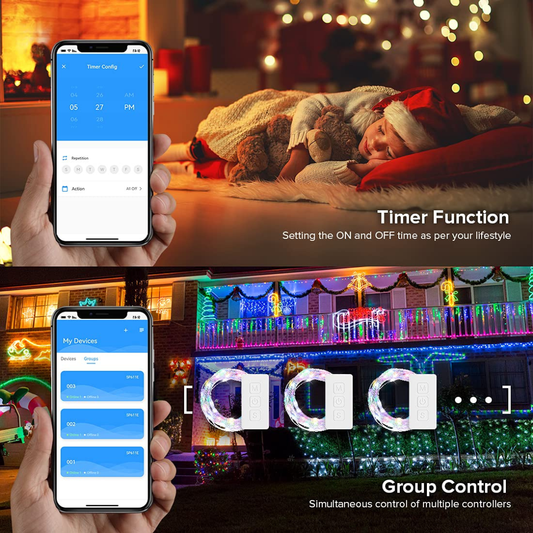 SP511E WiFi Music LED Pixel Controller for Pixel RGBIC LED Strip