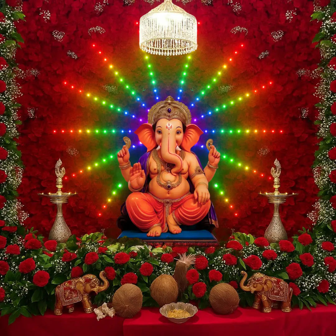 Smart RGBIC LED Firework Lights | Music Sync | App & Remote Control - Ganpati Decoration