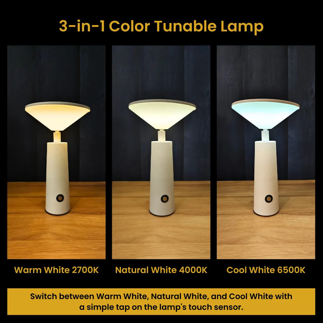 Tiltee Portable Rechargeable LED Table Lamp