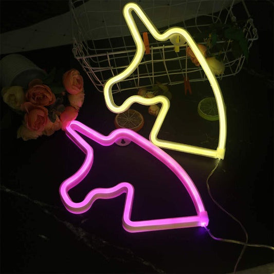 Unicorn Neon Sign Light | Battery & USB Operated
