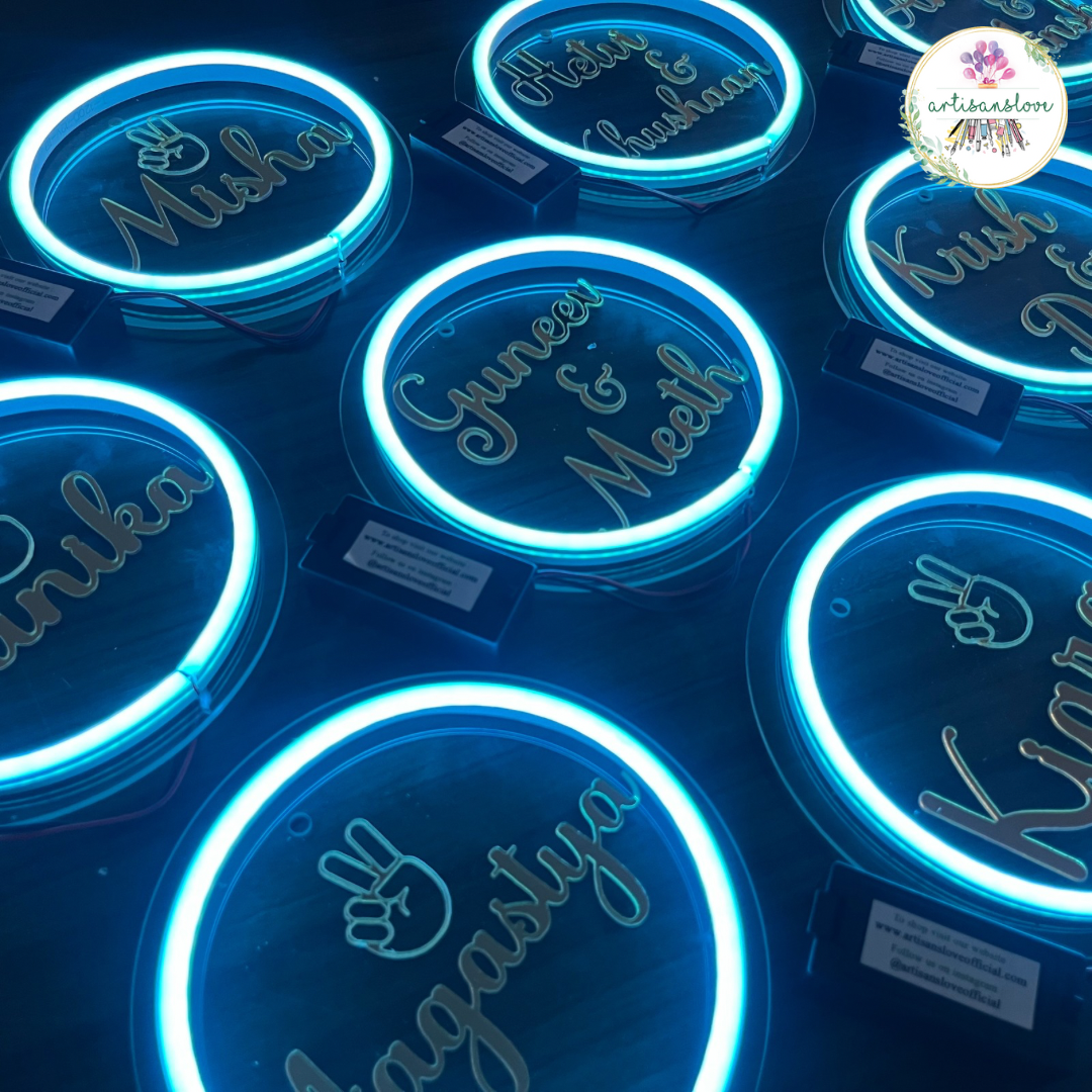 Macro Round Neon Lamps