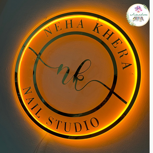 Studio LED name plate