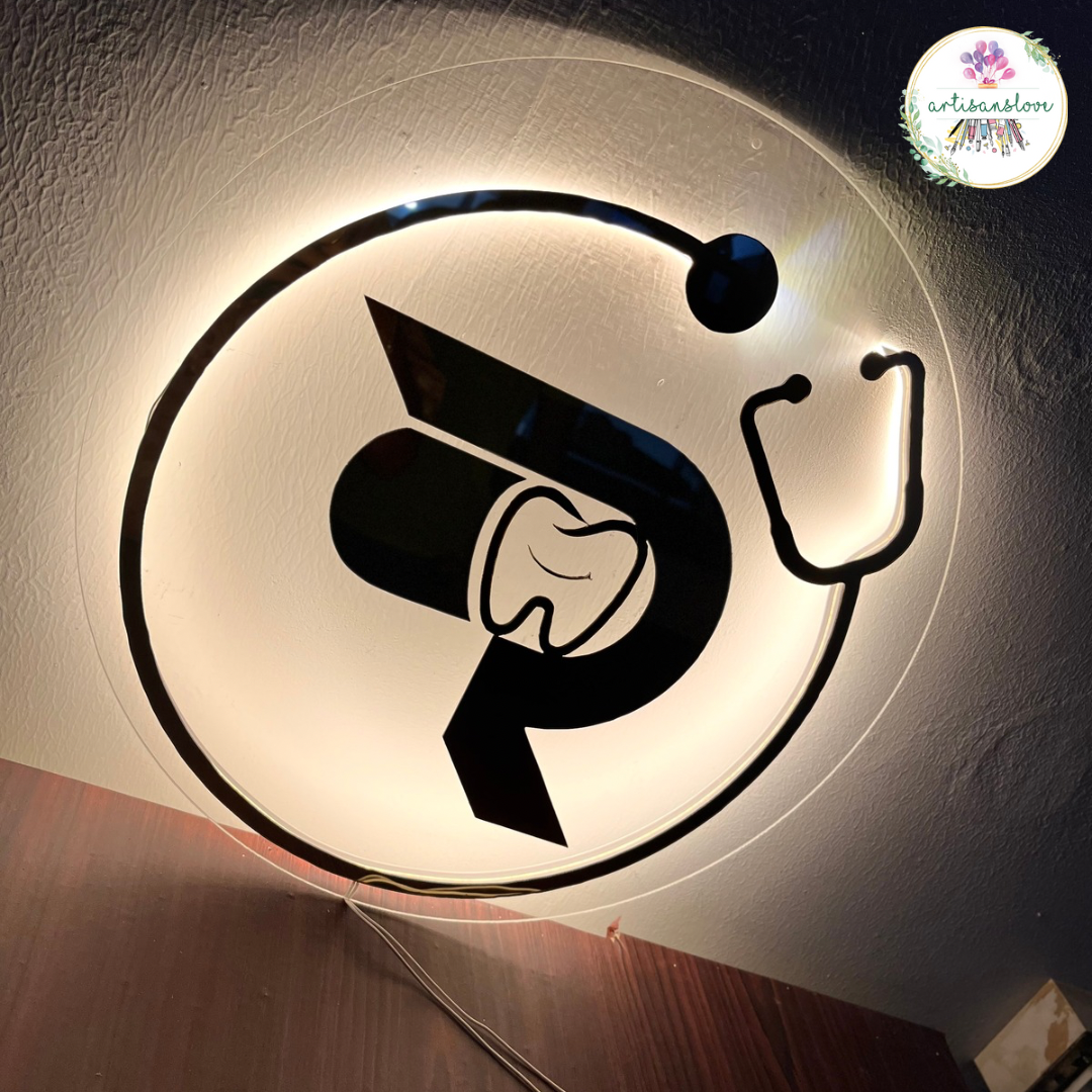 Doctor LED name plate