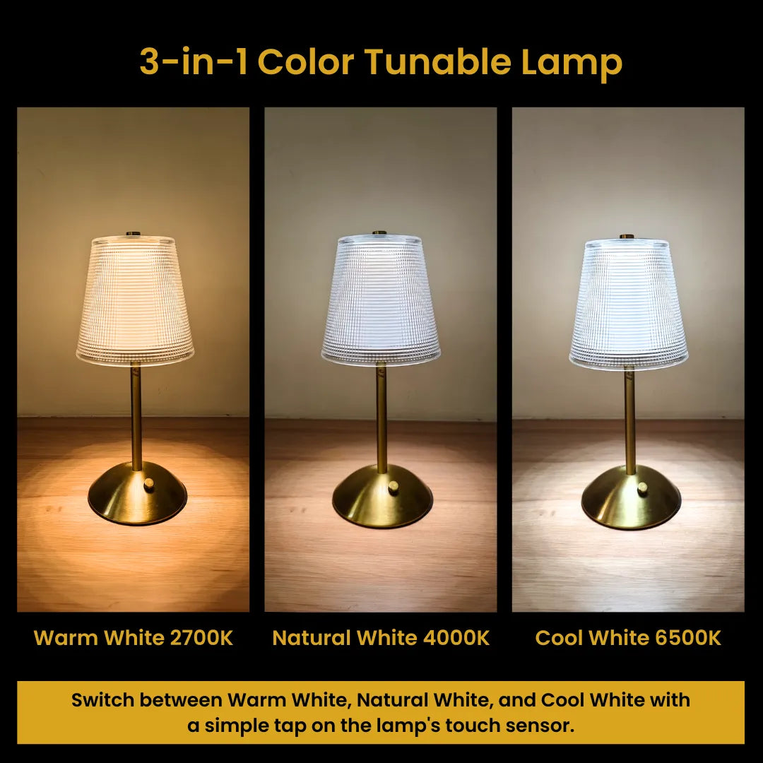 Vichy Portable Rechargeable LED Table Lamp