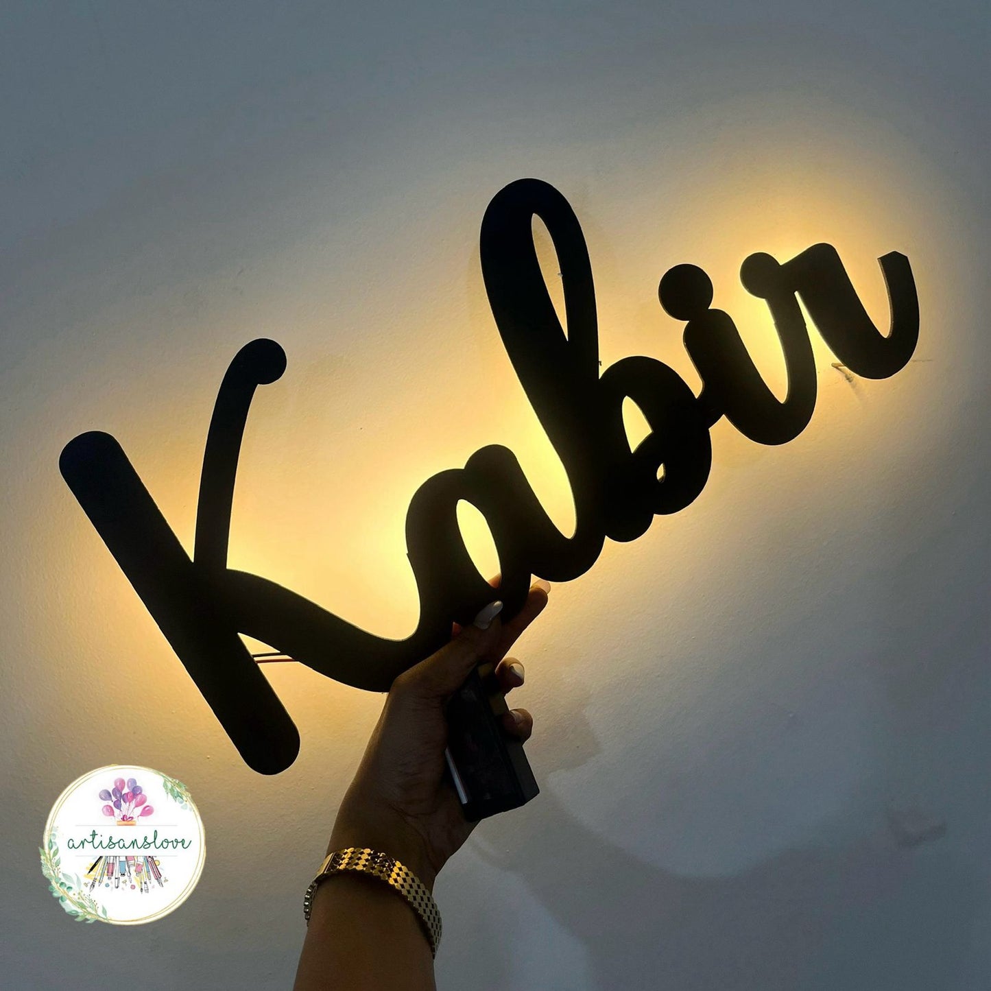 Wireless LED Name Plates