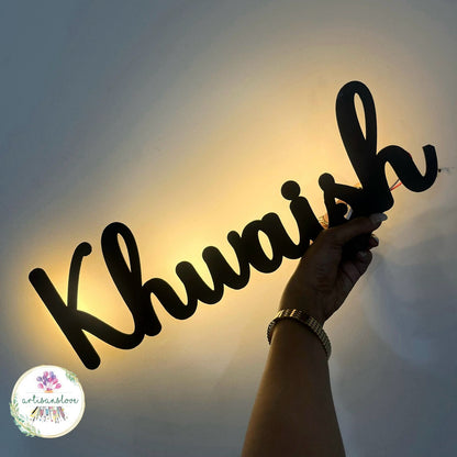 Wireless LED Name Plates