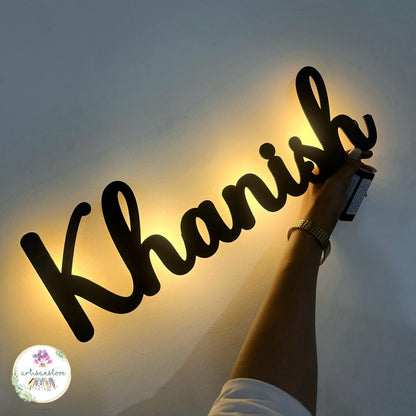 Wireless LED Name Plates