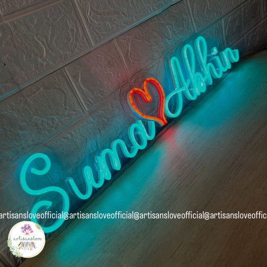 Couple Neon with heart