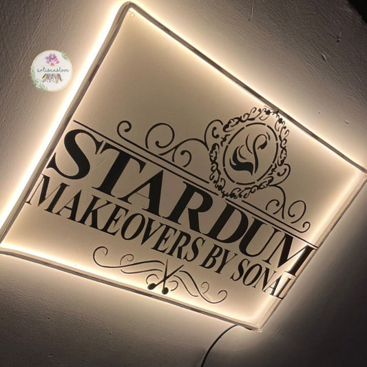 Logo Rectangle LED name plate