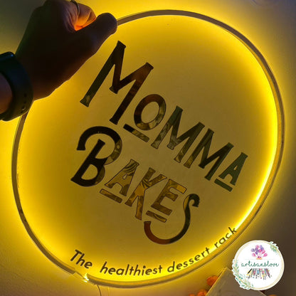 Bakery LED Name Plate