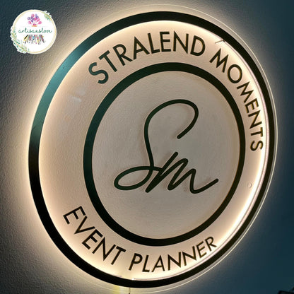 Studio LED name plate