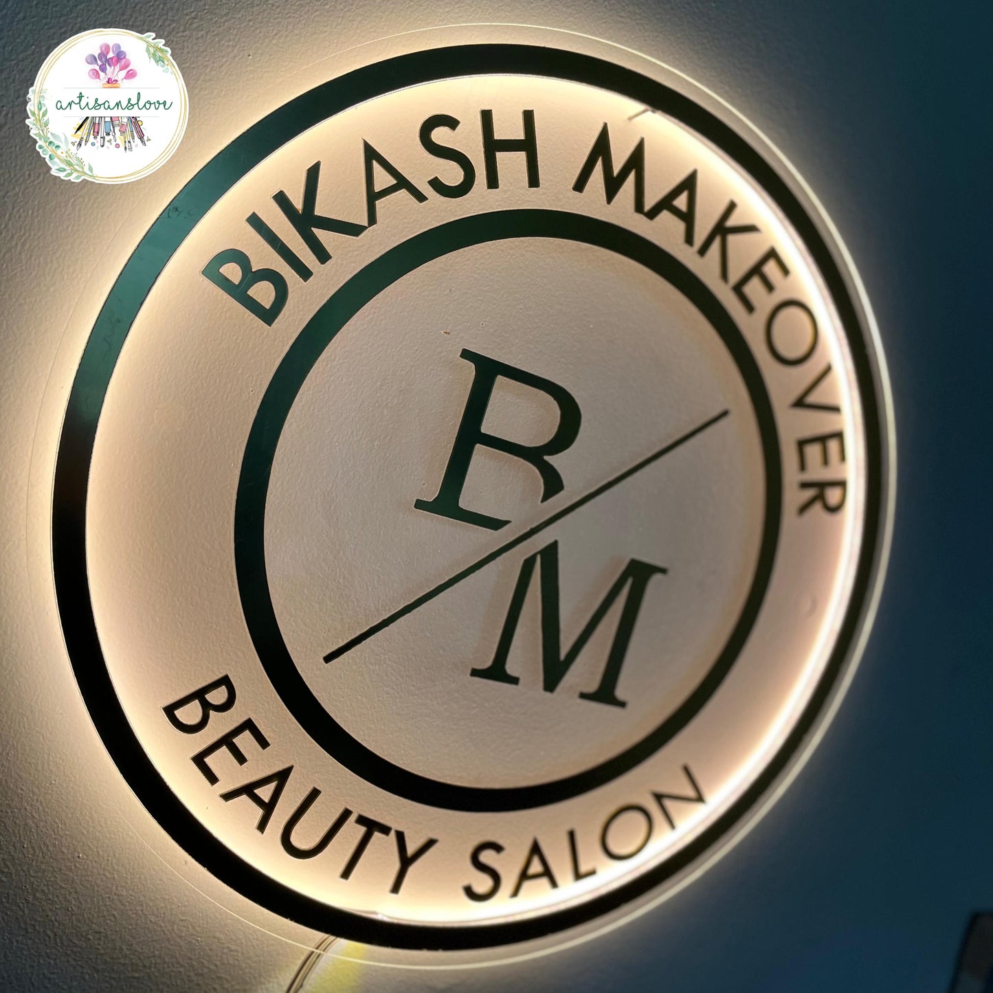 Studio LED name plate