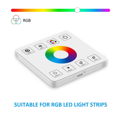 RGB Controller with Wireless Touch Panel RF Wall Mounted