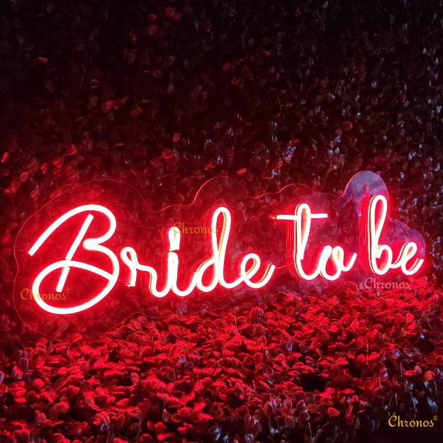 Bride To Be Neon Sign Light