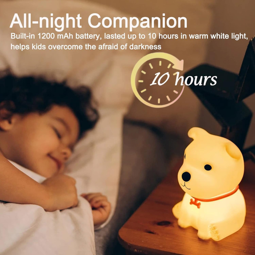 Puppy Dog Silicone Night Lamp