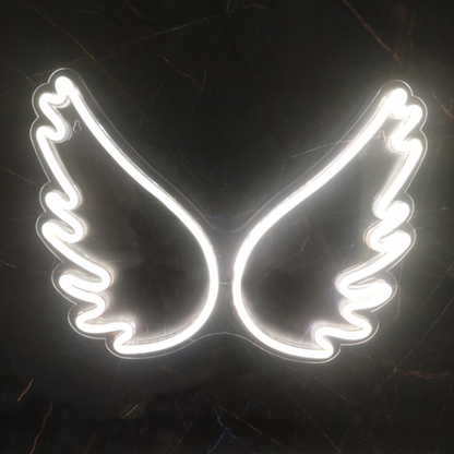Angel Wings Neon Sign Light Wall Hanging | USB Operated