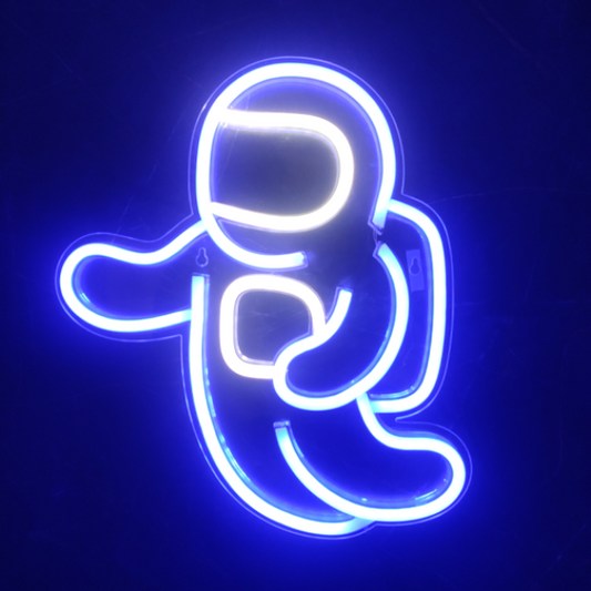 Astronaut Neon Sign Light Wall Hanging | USB Operated