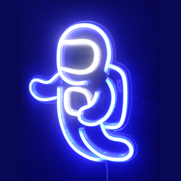 Astronaut Neon Sign Light Wall Hanging | USB Operated