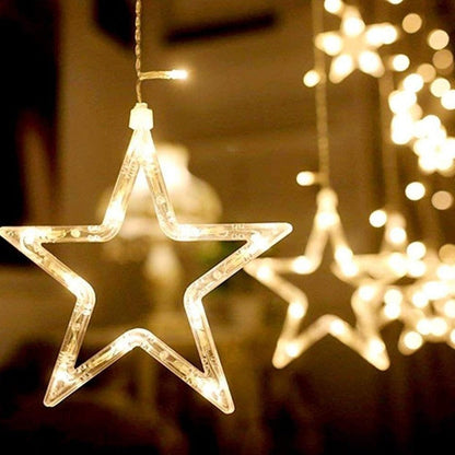 Star Curtain Lights | Warm White LED