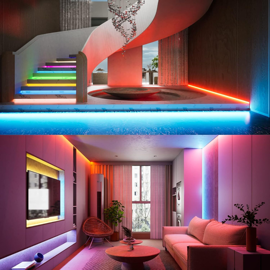8mm COB Dotless LED Strip Lights - Warm White - 320 LEDs per meter