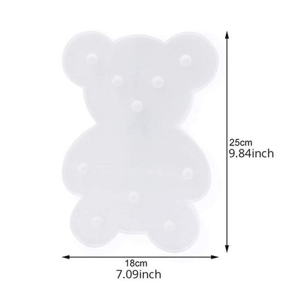 Marquee Light - Teddy Bear Shape