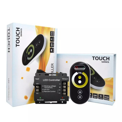 CCT Tunable LED Controller Dimmer | RF Touch Remote | 12V/24V