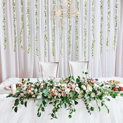 Leaves Garland Curtain Lights | Warm White | Diwali Decoration