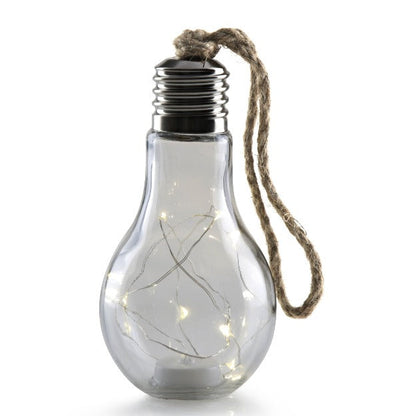 Glass Bulb with Fairy Lights | Metallic Colors