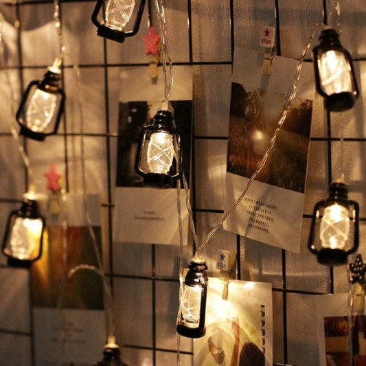 Mini Lantern String Lights - Warm White