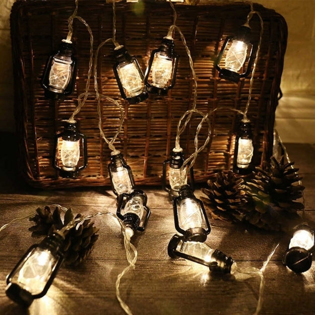 Mini Lantern String Lights - Warm White